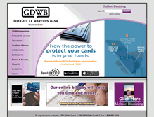 Tablet Screenshot of gdwbank.com